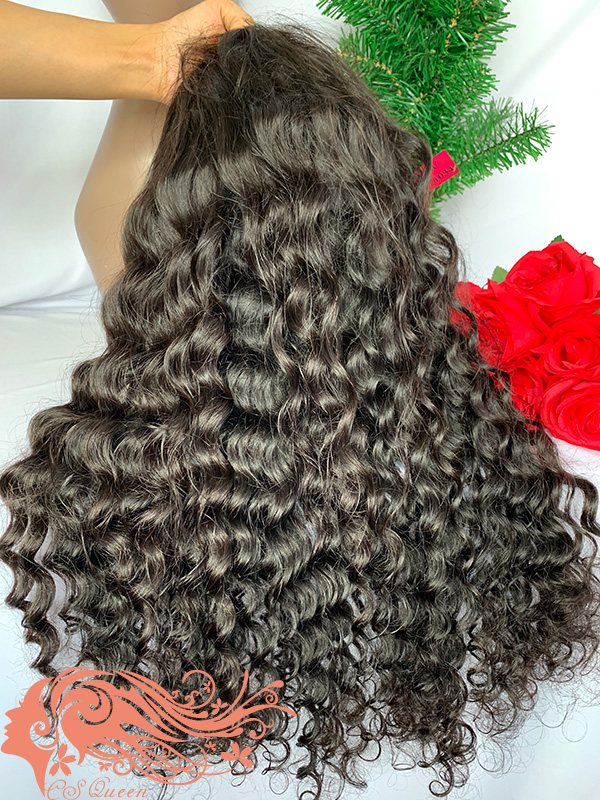Csqueen 9A Majestic Wave U part wig real hair wigs 200%density